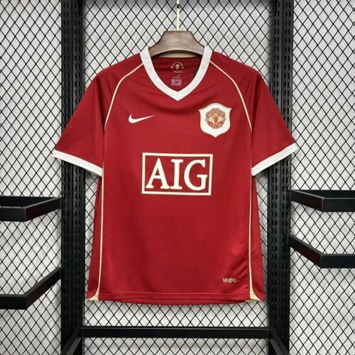 2006/2007 Retro Manchester United Home Football Shirt 1:1 Thai Quality