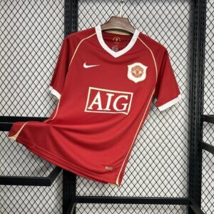 2006/2007 Retro Manchester United Home Football Shirt 1:1 Thai Quality