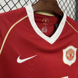 2006/2007 Retro Manchester United Home Football Shirt 1:1 Thai Quality