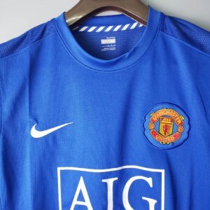 2007/2008 Retro Manchester United Football Shirt Away 1:1 Thai Quality