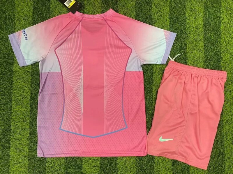 2025/2026 Barcelona Special Edition Pink Football Shirt 1:1 Thai Quality Kids Size
