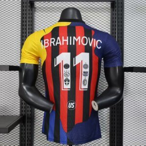 2025/2026 Player Version AC Milan Ibrahimovic Commemorative Edition Football Shirt 1:1 Thai Quality