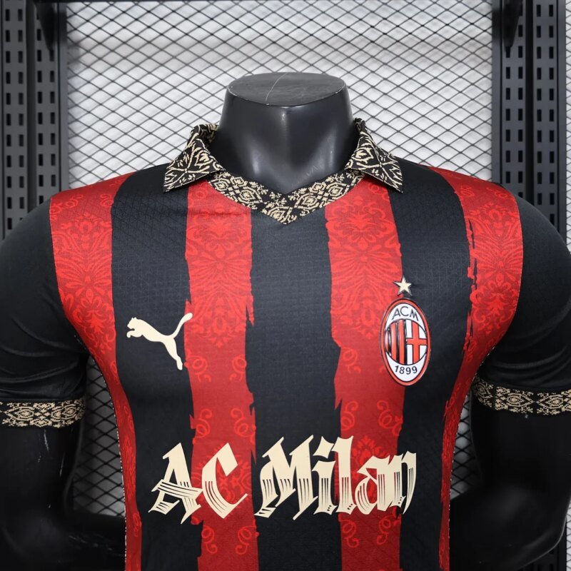 2025/2026 Player Version AC Milan Special Edition Red Football Shirt 1:1 Thai Quality