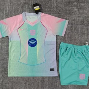 2025/2026 Barcelona Special Edition Light Blue Football Shirt 1:1 Thai Quality Kids Size