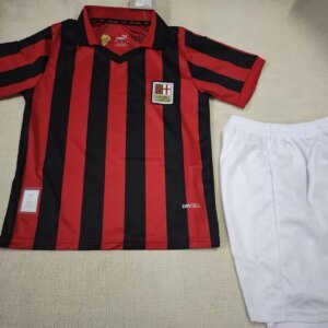 2024/2025 AC Milan 125th Anniversary Edition Red Football Shirt 1:1 Thai Quality Kids Size