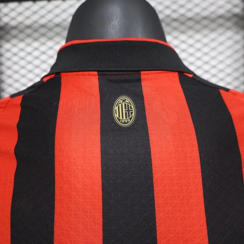 2024/2025  Player Version AC Milan 125th Anniversary Edition Red Football Shirt 1:1 Thai Quality