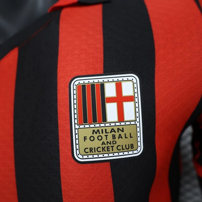 2024/2025  Player Version AC Milan 125th Anniversary Edition Red Football Shirt 1:1 Thai Quality