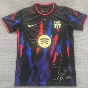 2025/2026 Barcelona Special Edition Black And Blue Football Shirt 1:1 Thai Quality