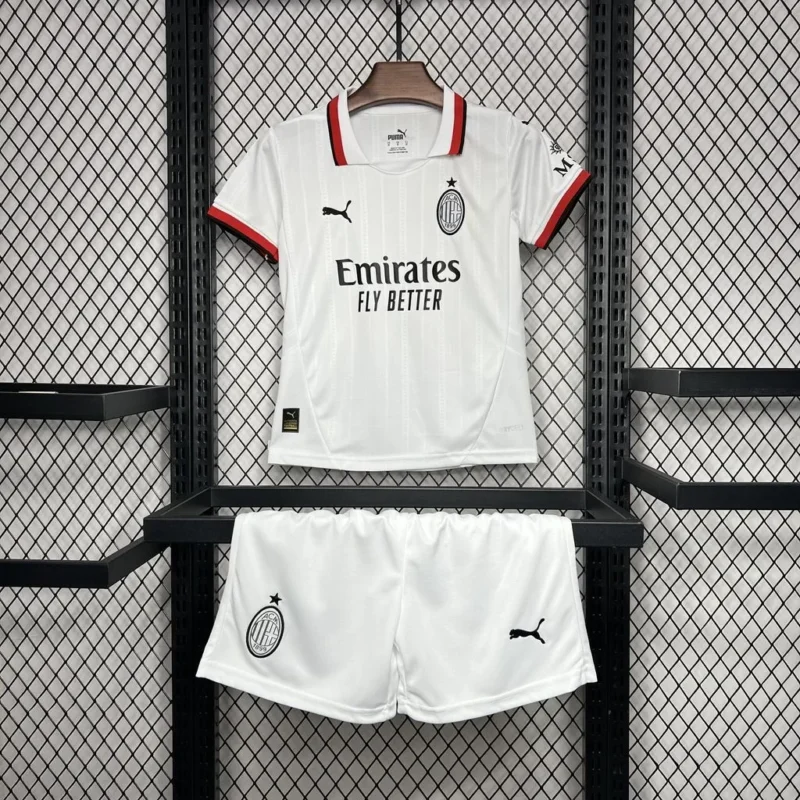 2024/2025 AC Milan Away Football Shirt 1:1 Thai Quality Kids Size