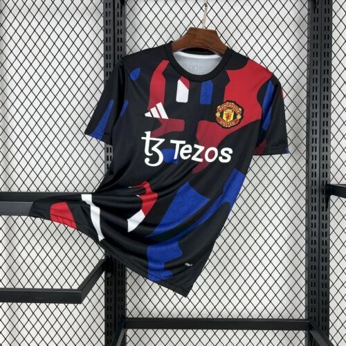 2024/2025 Manchester United Pre-Match Training Suit Football Shirt 1:1 Thai Quality