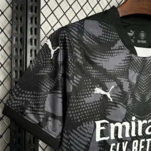 2024/2025 AC Milan Goalkeeper Black Football Shirt 1:1 Thai Quality