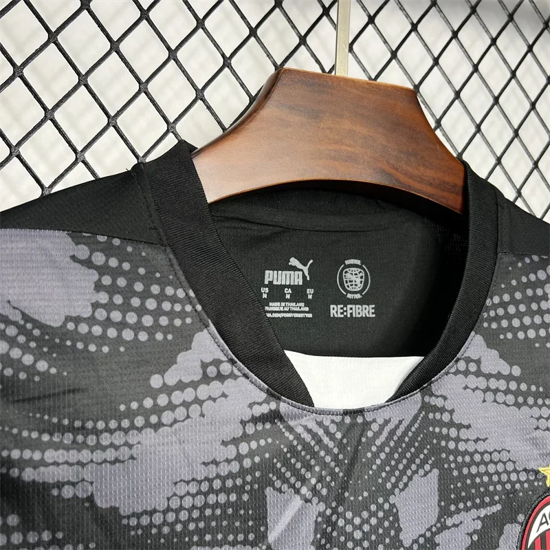2024/2025 AC Milan Goalkeeper Black Football Shirt 1:1 Thai Quality