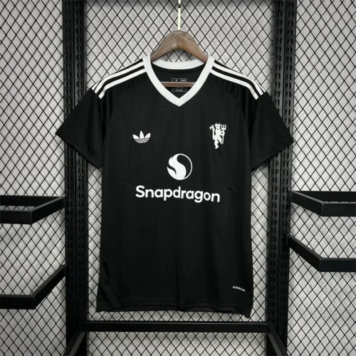 2024/2025 Manchester United Training Suit Black Football Shirt 1:1 Thai Quality