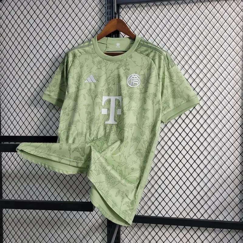 23/24 Bayern Munich Beer Version Green Football Jersey  1:1 Thai Quality