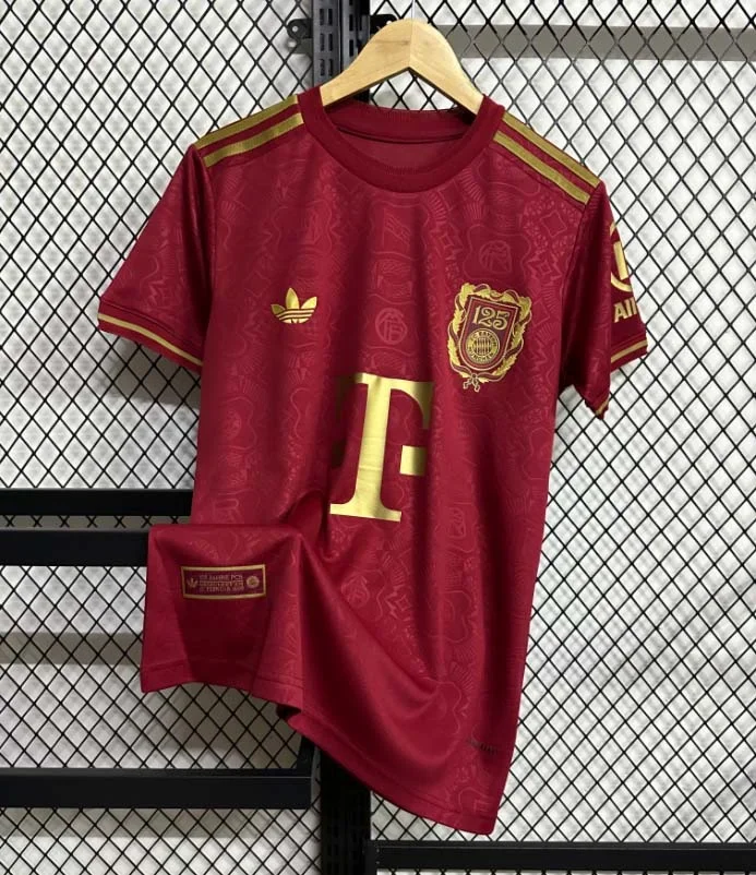 2025/2026 Bayern Munich 125th Anniversary Edition Red Football Shirt 1:1 Thai Quality