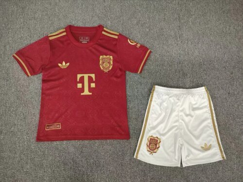 2025/2026 Bayern Munich 125th Anniversary Edition Football Shirt 1:1 Thai Quality Kids Size