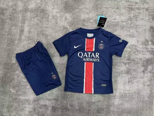 2024/2025 Psg Paris Saint-Germain Home Champion Edition Football Shirt 1:1 Thai Quality Kids Size