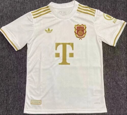 2025/2026 Bayern Munich 125th Anniversary Edition White Football Shirt 1:1 Thai Quality