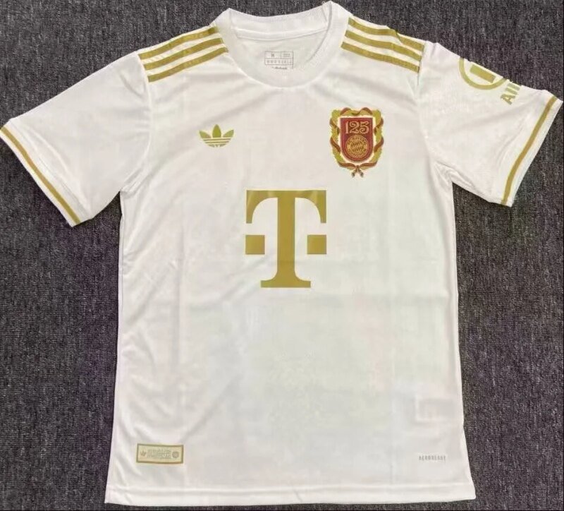 2025/2026 Bayern Munich 125th Anniversary Edition White Football Shirt 1:1 Thai Quality