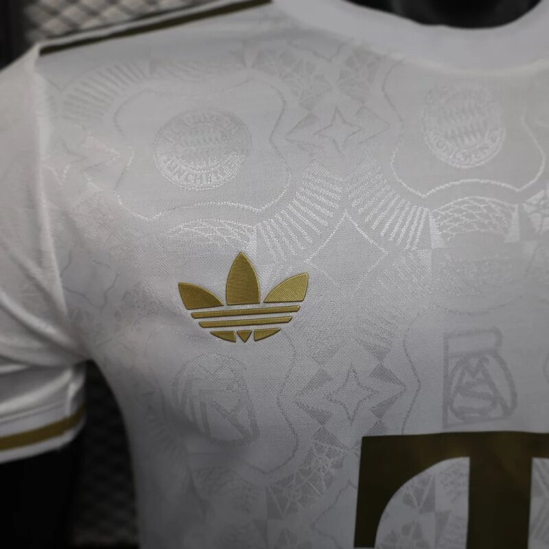 2025/2026 Player Version Bayern Munich 125th Anniversary Edition White Football Shirt 1:1 Thai Quality