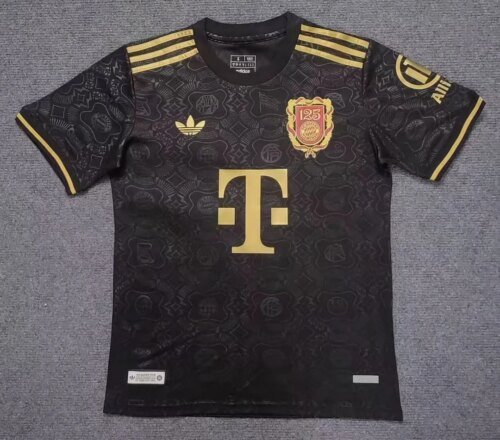 2025/2026 Bayern Munich 125th Anniversary Edition Black Football Shirt 1:1 Thai Quality