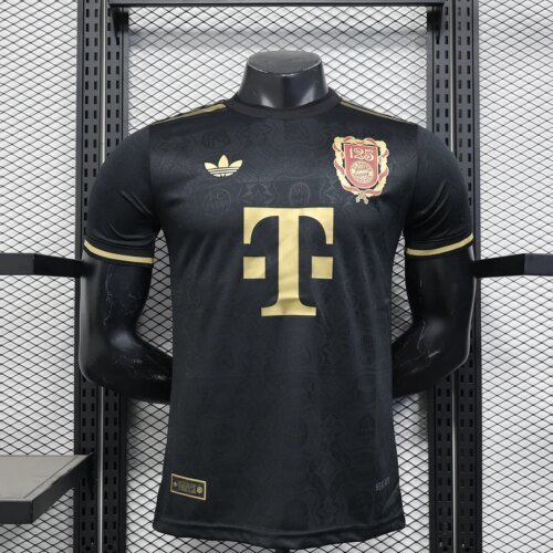 2025/2026 Player Version Bayern Munich 125th Anniversary Edition Black Football Shirt 1:1 Thai Quality