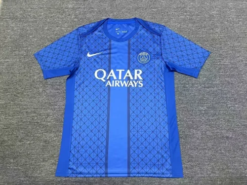 2025/2026 Psg Paris Saint-Germain Training Suit Blue Football Shirt 1:1 Thai Quality
