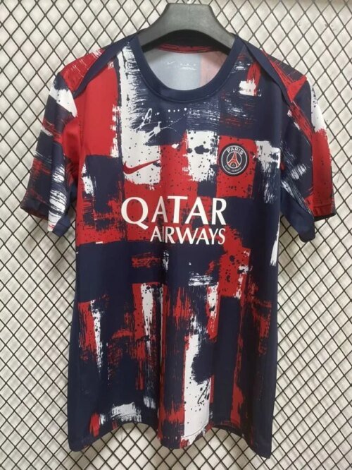 2024/2025 Paris Pre-Match Training Suit Football Shirt 1:1 Thai Quality