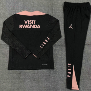2024/2025 Psg Paris Saint-Germain Half-Pull Training Black And Pink Set 1:1 Thai Quality
