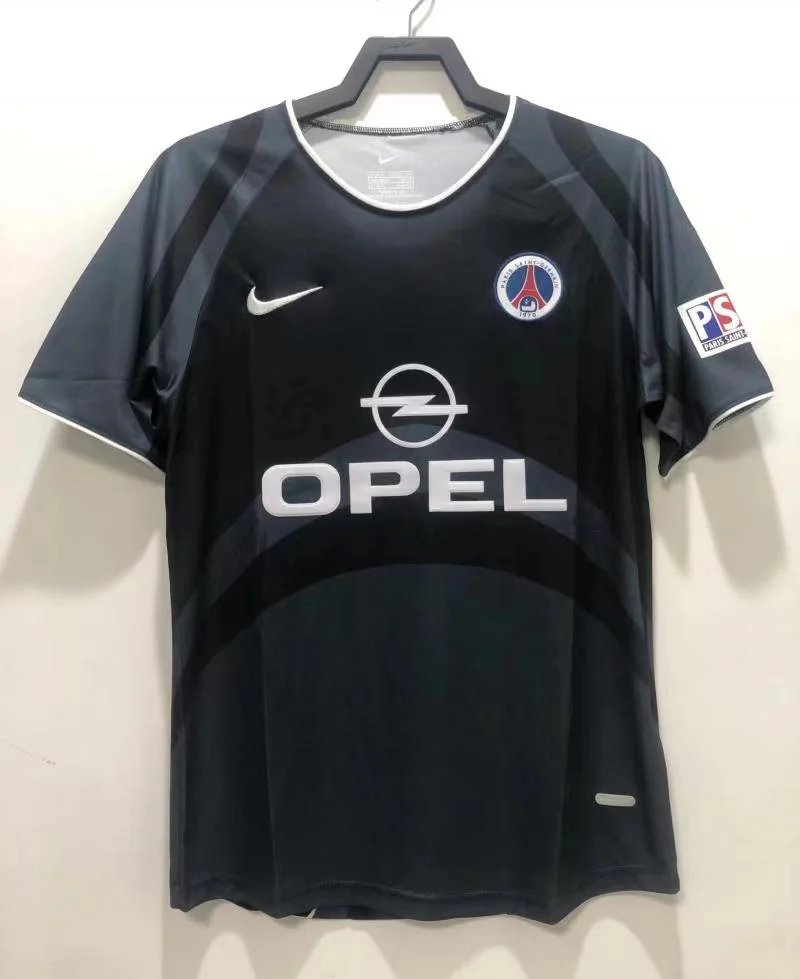 2001 Retro Psg Paris Saint-Germain Third Away Game Football Shirt