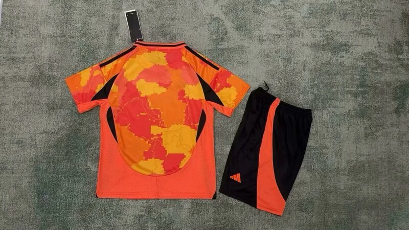 2025/2026 Psg Paris Saint-Germain Special Edition Orange Football Shirt 1:1 Thai Quality Kids Size