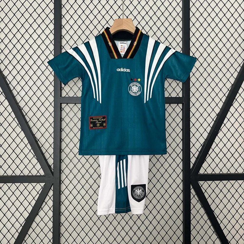 1996 Retro Germany Away Soccer Jersey 1:1 Thai Quality Kids Size