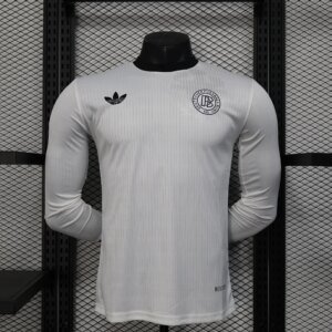 2025 Long Sleeves Player Version Germany 125th Anniversary Edition White Football Shirt 1:1 Thai Quality