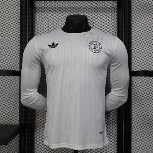 2025 Long Sleeves Player Version Germany 125th Anniversary Edition White Football Shirt 1:1 Thai Quality