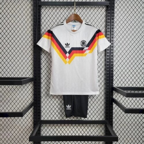 1990 Retro Germany Home Soccer Jersey 1:1 Thai Quality Kids Size