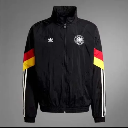 2024 Germany Windbreaker Black Football Shirt 1:1 Thai Quality