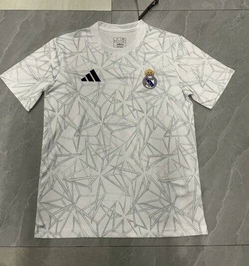 2024/2025 Real Madrid Training Suit White Football Shirt 1:1 Thai Quality