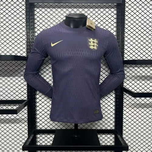 2024 Player Version Long Sleeves England Away Football Shirt 1:1 Thai Quality
