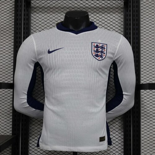 2024 Player Version Long Sleeves England Home Football Shirt 1:1 Thai Quality