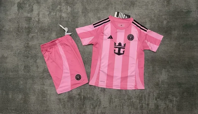 2025/2026 Inter Miami Home Soccer Jersey 1:1 Thai Quality Kids Size