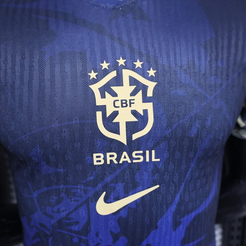 2024 Player Version Brazil Special Edition Black and Blue Football Jersey 1:1 Thai Quality