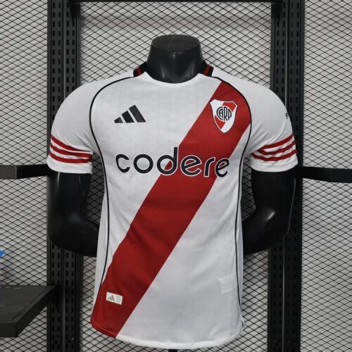 6849c1496b6e1_1 2025/2026 Player Version River Plate Home Football Shirt 1:1 Thai Quality