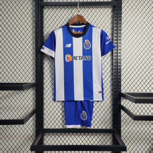 23-24 Porto Home Football Shirt 1:1 Thai Quality Kids Size