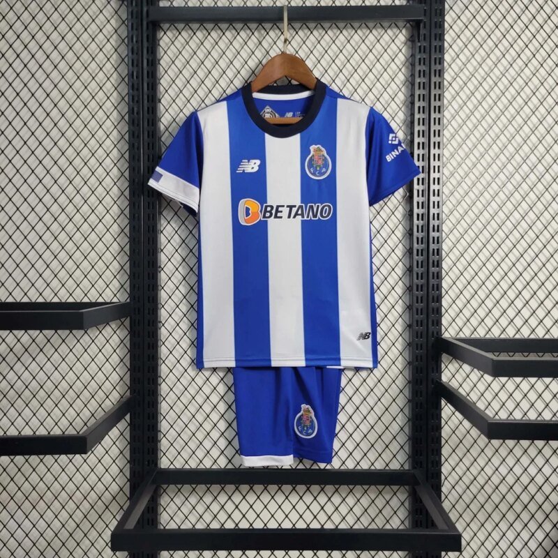 23-24 Porto Home Football Shirt 1:1 Thai Quality Kids Size