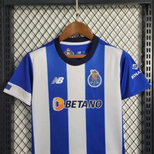 23-24 Porto Home Football Shirt 1:1 Thai Quality Kids Size