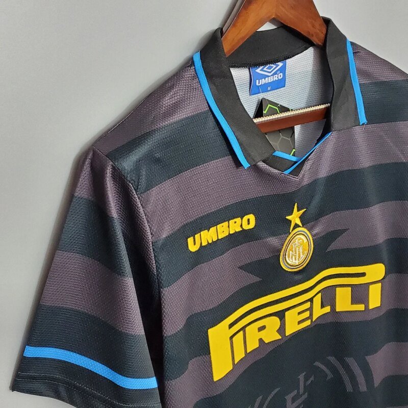 1997/1998 Retro Internazionale Milan Third Away Football Jersey 1:1 Thai Quality