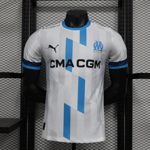 2024/2025 Player Version Olympique de Marseille Home Football Shirt 1:1 Thai Quality
