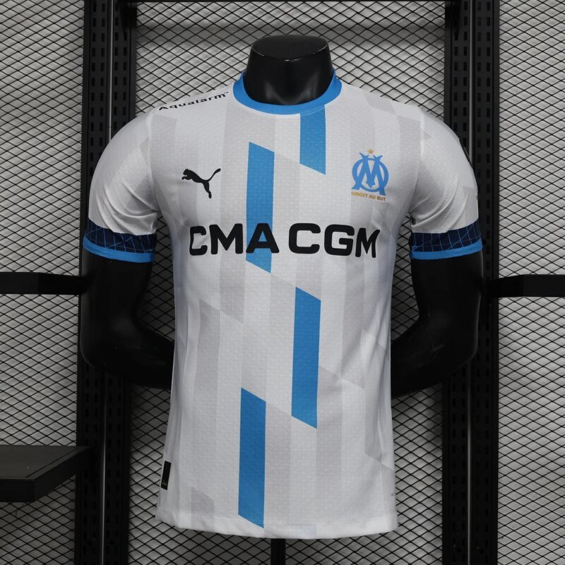 2024/2025 Player Version Olympique de Marseille Home Football Shirt 1:1 Thai Quality