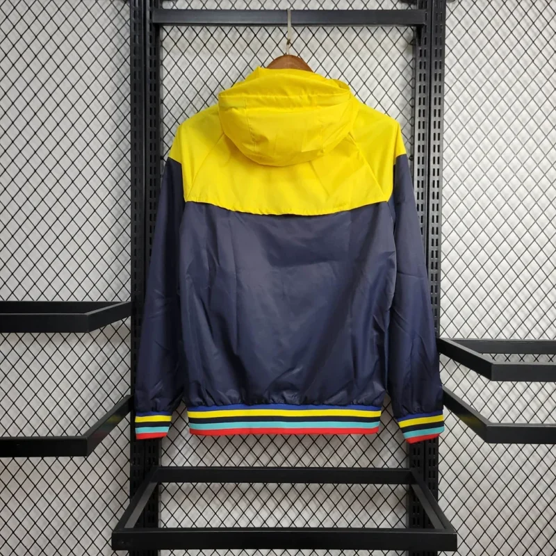 2024/2025 Boca Juniors Windbreaker Blue Yellow Football Shirt 1:1 Thai Quality